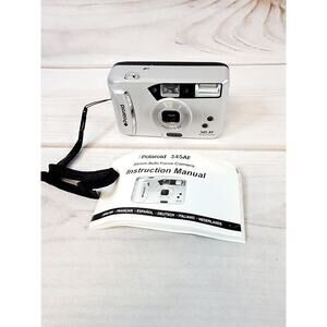 Vintage Polaroid 345 AF Auto Focus 35mm Film Camera 30mm f/7.0 Lens Tested Works